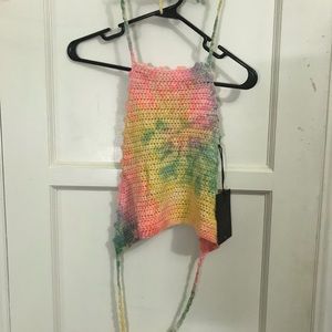 UNIF TIE DYE HALTER